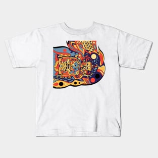 The mayan astronaut ecopop Kids T-Shirt